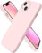 Movilear Funda Carcasa de Silicona Líquida para Apple iPhone 13 Mini 5G, Interior de Microfibra Antigolpes Protección Gel Ultra Suave de Goma a Prueba de Choques y Arañazos FSUA (Rosa)