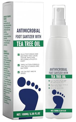 Anti Fungal Foot Spray, Athlete's Foot Spray – Rapid Penetration, Odor Control & Improve Foots Problems, Mild Formula For Men & Women