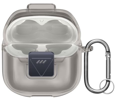 kwmobile Hülle für JBL Tune Flex 2 Case - TPU Silikon Schutzhülle - Kopfhörer Cover - Schwarz Transparent