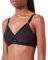 Nur Die Komfort BH bügelloser Softcup-BH Bra weich bequem mit Spitze Kreuzschnitt-Technologie für starken Halt Damen, schwarz, 80B