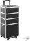 TecTake Alu Valigetta Trolley Make Up | con Maniglia telescopica | Chiudibili a Chiave | Volume totale 60 L - disponibile in diversi colori - (Nero | No. 402562)