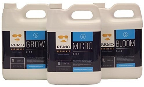 Remo Nutrients Grow Bloom Micro Base Hydrokultur und Erde Trio Combo Set 1L