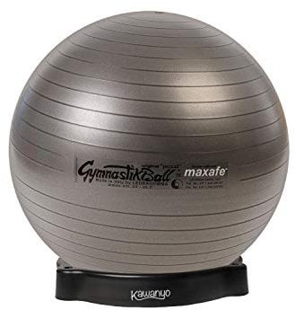 PEZZI Original Pezziball MAXAFE 75 cm m. Ballschale anthrazit Sitzball