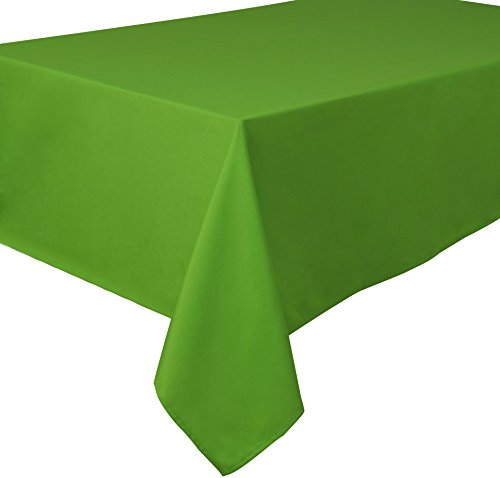 Qualitäts Tischdecke Textil Eckig 150 x 300 cm, Farbe wählbar Grün