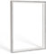 Bildershop-24 Schattenfugenrahmen mit Schattenfuge Lemgo Rahmen für Keilrahmenbilder und Leinwände 60 X 80cm Weiß Grau Antik