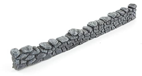 War World Gaming Dry Stone Wall Pre-Painted x 15 – 20mm - 28mm Wargaming Tabletop Terrain Scenery Landscape Model Miniatures Diorama Wall Cover Modelling Wargame Layout