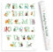 Friendly Fox ABC Poster für Kinder 50x70 cm Lernposter, Buchstaben A - Z, Alphabet der Tiere Poster, große Buchstaben