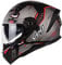 Integralhelm Motorrad DOT/ECE Approved Motorrad Moped Street Bike Racing Sturzhelm, Herren und Damen mit Doppel-Sonnenblende Full face Motorrad Helm N,XL