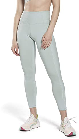 Reebok Damen S Yoga Scribble Hr Tight Leggings, Forgrn, M