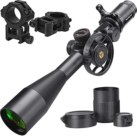 WestHunter Optics WHI 6-24x50 SFIR FFP Precisión Miras Telescópicas, Exclusivo para Competiciones Deportivas de Larga Distancia | Picatinny Kit B
