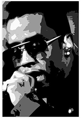 Hiphop Rapper Puff Daddy Kunstdruck-Poster, ästhetisch, 4 Leinwand-Poster, Schlafzimmer, Dekoration, Sportlandschaft, Büro, Raumdekoration, Geschenk, Unrahmen-Stil, 30 x 45 cm