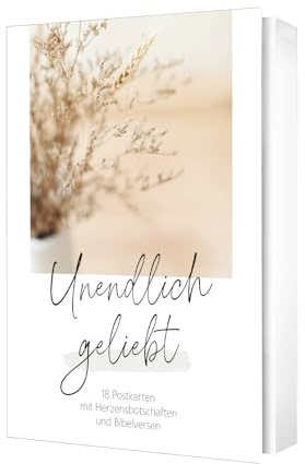Unendlich geliebt - Postkartenset: 18 Postkarten mit Herzensbotschaften und Bibelversen