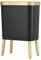 F Fityle Poubelle Poubelle, Appuyez sur le Comptoir Ménager de Luxe 15L avec Couvercle, Poubelle, Corbeille pour Salon, Salle de Bains Extérieure Chambre