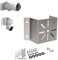 WiTi Mini Corner Wall Mount für WiFi IP-Kamera, Edelstahl-Halterungsecke für Sicherheitskameras, kompatibel mit Wyze Ring Kameras Bullet und Dome