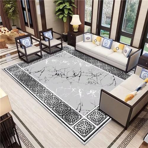 AU-OZNER auslegware teppichboden Grauer Teppich, Rutschfester, waschbarer, schalldichter Teppich für Badezimmertürteppich jugendzimmer Jungen,grau,40x60cm
