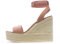 Calvin Klein Sandales Compensées Roses Femme Jeans Wedge Sandal Rose 39FR