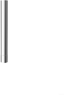 HOHOVYVY Stove pipe, chimney pipe, stainless steel fireplace insert, multi flue stove pipe, diameter 7-10 cm, 0.2-0.5 m (9 mm, 50 cm)