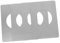 OSALADI 4 Stück Kugelschloss-reparaturstück Schwarzes Türschloss-reparaturblech Kit Mit Füllplatten Für Türscharniere Torbeschläge Mit Torriegel Schiebetürschloss Silver Rostfreier Stahl