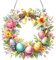 Diamond Painting Ostern Kits, Anhänger Ostern Kranz Set, Hängende Osterei Bastelset Ostern Erwachsene 5D Frühling Diamond Painting Fensterbilder Ornamente Diamant Malerei für Ostern Frühling Deko