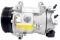 Compresor de aire acondicionado compatible con PEUGEOT 308 508 5008 407 Compatible con CITROEN DS4 DS5 9671451180 9671451380 9684139980 6453ZE 6453ZS 6453ZF