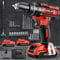 Cordless Drill, BETENST 21V Power Drill with 2 Batteries 2000mAh, 42N.m Max, 25+3 Torque Hammer Drills, 30pcs Drills Set, 2 Speed for Home and Garden DIY Project