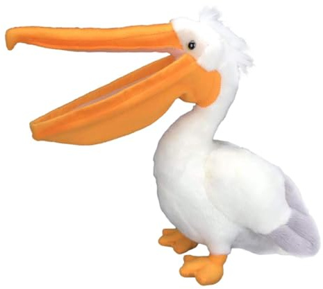 Realistisches -Plüschtier – Weiches Plüschtier mit langem Schnabel, Geschenk für Kinder und Erwachsene | Wasservogel-Design mit großem Schnabel, Tierplüschtier, das auch als Dekoration, Kuschel