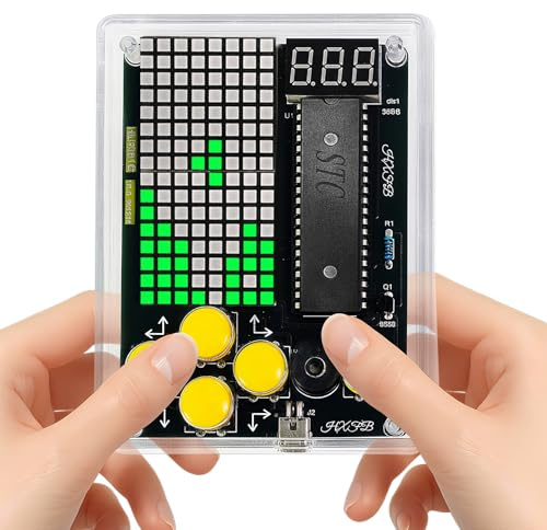 FAELNK Kit di Saldatura per Console di Gioco DIY Kit di Saldatura per Console di Gioco 7 in 1 Portatile DIY per Studenti Apprendimento e Uso Quotidiano