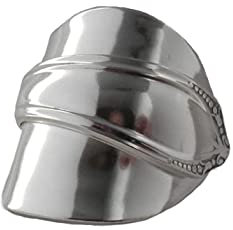 Handmade Vintage Sterling Silver Spoon Ring Hallmarked