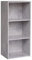AntonaShop Libreria Colorata Componibile Modulare Legno MDF Laminato Mobile Scaffale (Cemento)