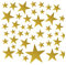 Little Deco 60 Sterne Wandtattoo Wandsticker Kinderzimmer Deko Junge Mädchen Stars I gold I Wanddeko Aufkleber Schlafzimmer Baby Set selbstklebend DL206-31