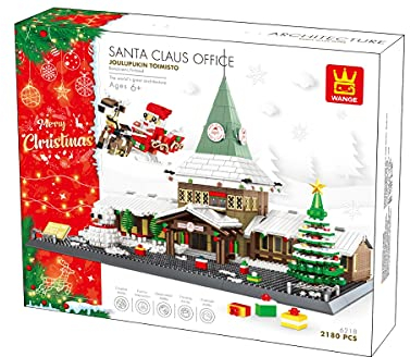 WANGE 6218 Santa Claus Office, Rovaniemi, Finnland, 2180 Klemmbausteine, Architektur