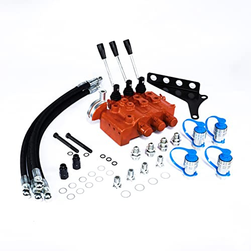 KIT DISTRIBUTEUR HYDRAULIQUE MASSEY FERGUSON 2 DOUBLES EFFETS/SIMPLE EFFET MF 2 x DW+3 points
