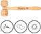 HOFMEISTER® Massageroller T-Form Wunschgravur Holz - Massagegerät mit Gravur von Name und Motiv, Roller mit Griff, Geschenk, Entspannung, Relax, nachhaltig, Naturprodukt aus Europa, 23 cm
