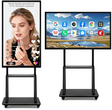 JYXOIHUB Smart Board, digitales elektronisches Whiteboard und Smartboard für Klassenzimmer, Bildschirmspiegelung für Live-Streaming, Digital Signage Displays und Player für Werbung (nur Board)