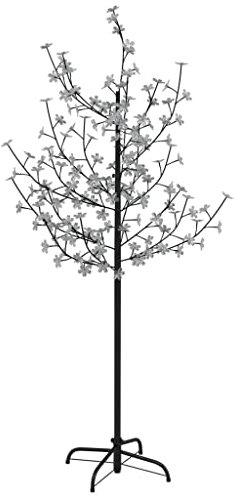 vidaXL LED-Baum mit Kirschblüten Warmweiß 120 LEDs 150 cm