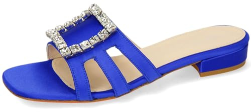 Melvin & Hamilton Pantoletten Damen Eugenie 1 Blau 38