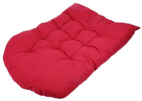 XPSSJMU 80x120cm Weinrotes Schaukelsesselkissen Schaukelsessel Hängekorb Verdicken Sitzkissen Pad, Für Indoor Outdoor Terrasse Balkon Garten Wohnzimmer