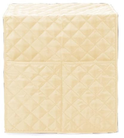 LOVIVER Coffee Maker Appliance Cover Kitchen Appliance Covers Espresso Machine Quilted Protective Cover, beige