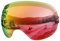 Findway Ski Goggles,Snowboard Goggles for Men Womens Ladies Skiing Goggles Over the Glasses,Red Snowboarding Goggles Magnetic Interchangeable Spherical Lens OTG
