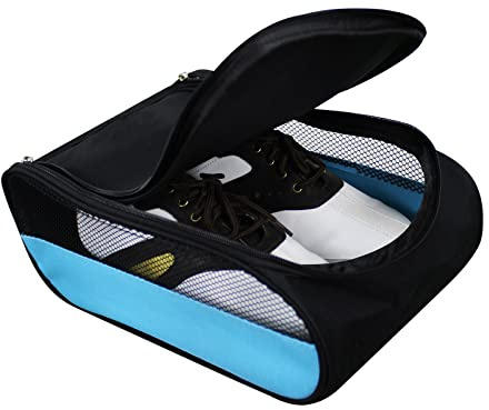 Scott Edward Zapatillas de Golf portátiles Bolsas de Viaje al Aire Libre con Cremallera Impermeable y Bolsos Transpirables para Hombres y Mujeres