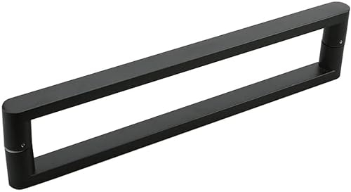 Poignées de porte coulissantes pour porte de grange, ensemble de quincaillerie robuste pour armoire en bois, portail de jardin, abri de jardin et porte d'entrée de garage interne externe – Acier inox