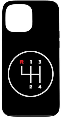 Car Manual Gear Shifter Knob Pattern (4 Speed) Case for iPhone 13 Pro Max