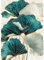 AIRDEA Lotusblätter Diamond Painting Erwachsene, DIY 5D Landschaft Diamant Painting Bilder, Bastelset Erwachsene Frauen als Haus Wanddeko 30x40 cm