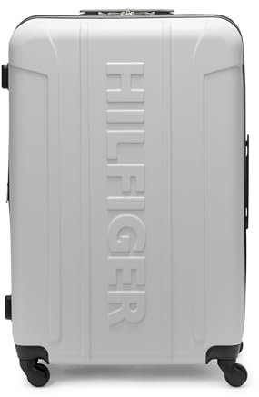 Tommy Hilfiger Hartschalengepäck mit Drehgelenk, Silber, Large, Hartschalengepäck mit Drehgelenk