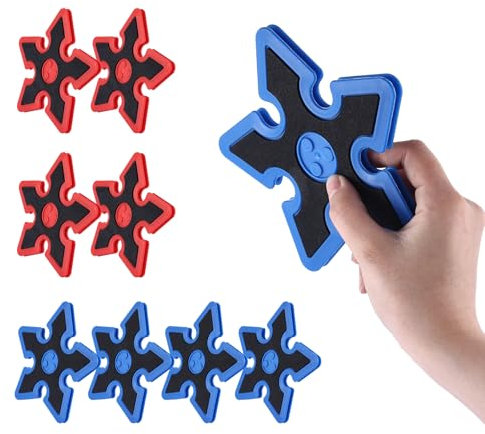 Backyard Toss Axe Game - Toss Star Axe Game for Outdoor Games, Durable and Fun for All Ages (8 Axis) (8 Stars
