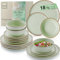 SÄNGER Rio Minze | Tafelservice 18 teilig, Steingut Geschirr Set 6 Personen, 6x Speiseteller 6x Dessertteller 6x Schalen Geschirrset und Schale mintgrün | VALUE COLLECTION