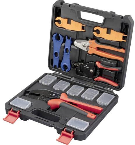 Toolcraft TO-9660084 Solar Installations Werkzeug Set MC3 & MC4 Verbindungen