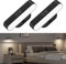Hensam Wall Lights, Rechargeable Battery Operated Wall Sconces for Bedroom, LED Wireless USB Wall Lamps Indoor for Bedside, 5 Modes Stick on Magnetic Wall Light for Picture, 2 Pack