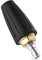 Buse Nettoyeur Haute Pression, Universelle pour Nettoyeur Haute Pression, Raccord Rapide 1/4, Tête Turbine Rotative Noire Compatible avec Tuyau Arrosage, 4000 PSI