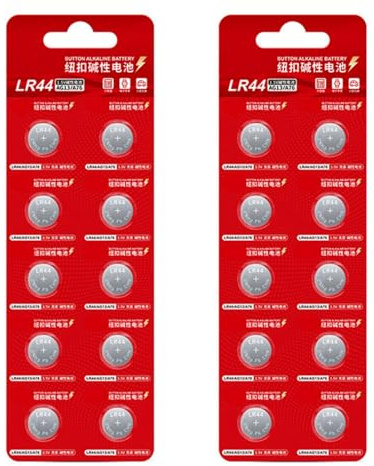 LR44 Alkaline-Batterien, 1,5 V, Knopfzelle, stabile Spannungen für Digitaluhren, LED-Lichter, Uhren, 10/20 Stück